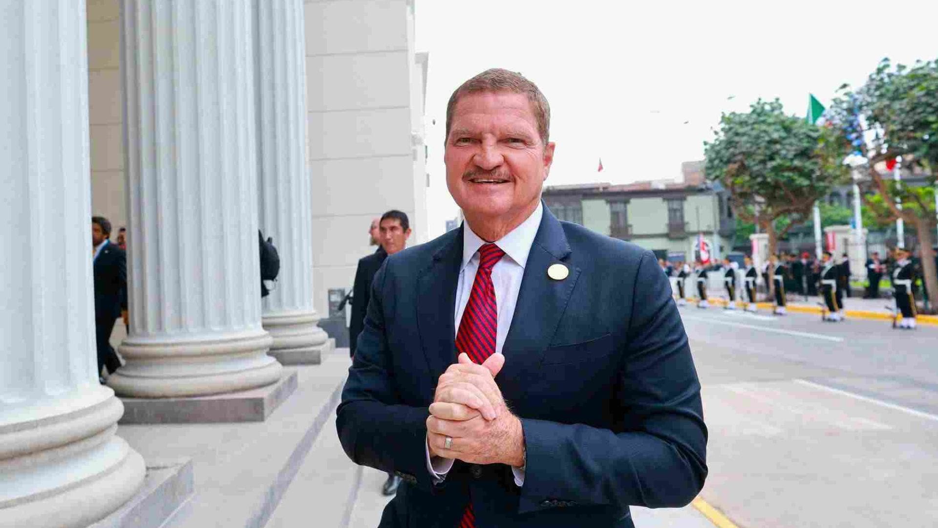 Aruban PM Mike Eman Attends Inauguration of Peru's President Keiko Fujimori