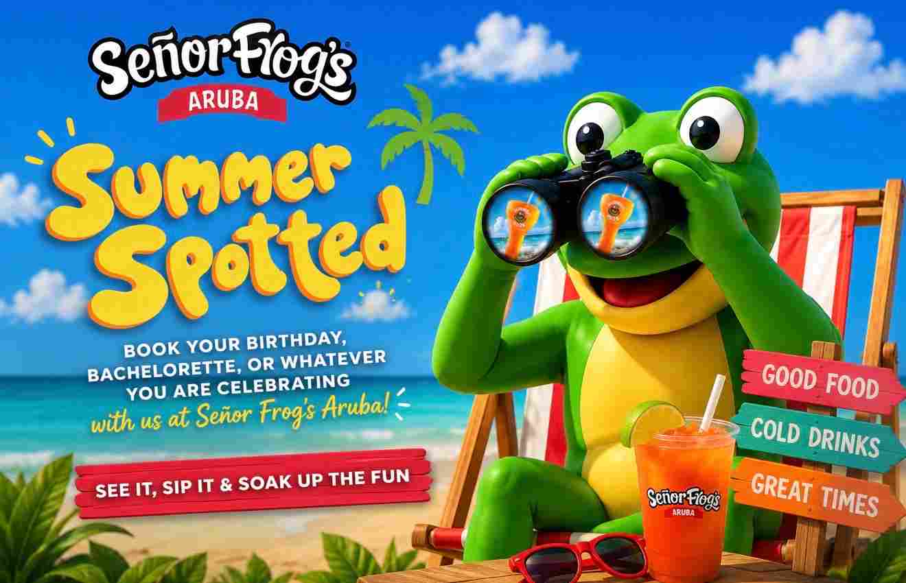 Señor Frog's Aruba mikt op feestende toeristen bij start vakantieseizoen
