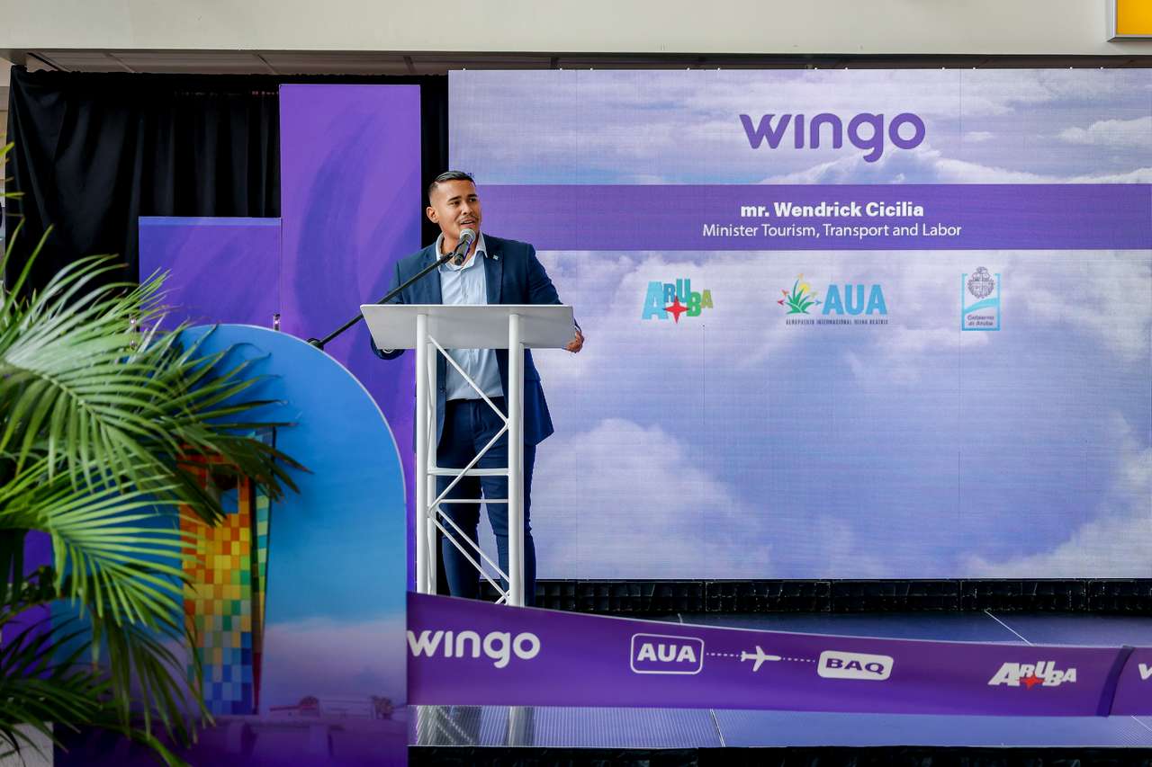 Aruba Celebrates New Wingo Direct Flight Route from Colombia