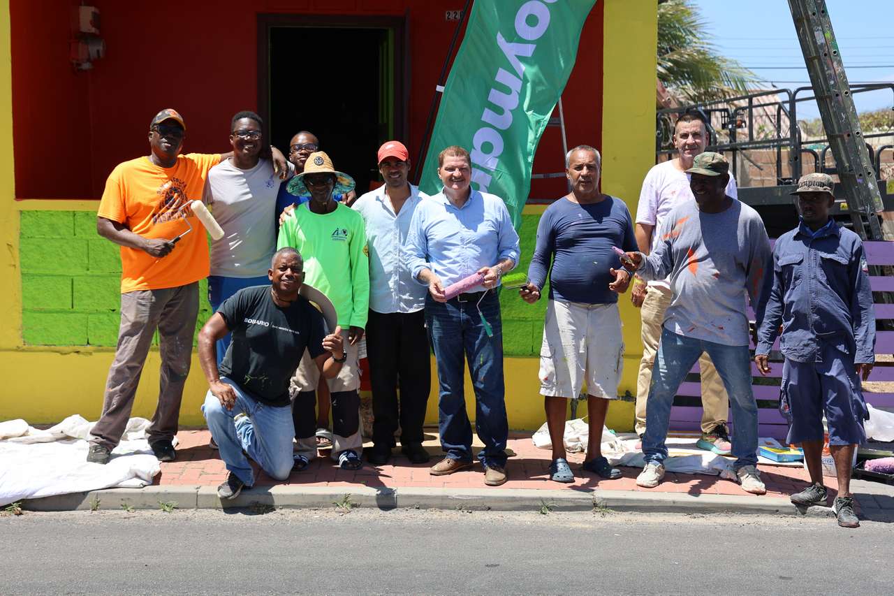 Gobierno de Aruba rehabilita Bernhardstraat, la entrada principal de San Nicolas