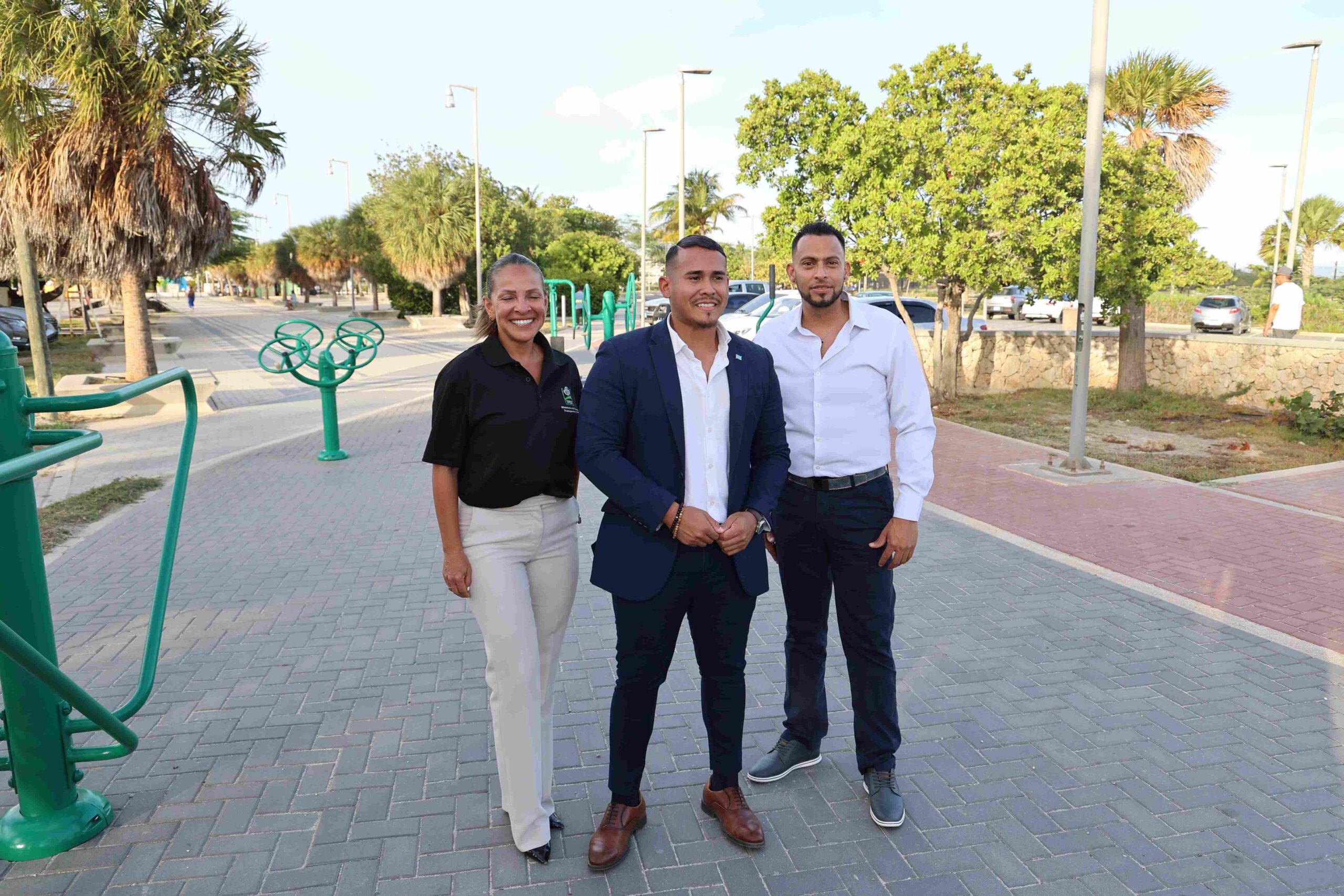 Minister Cicilia Reopens Upgraded Gym Equipment at Linear Park