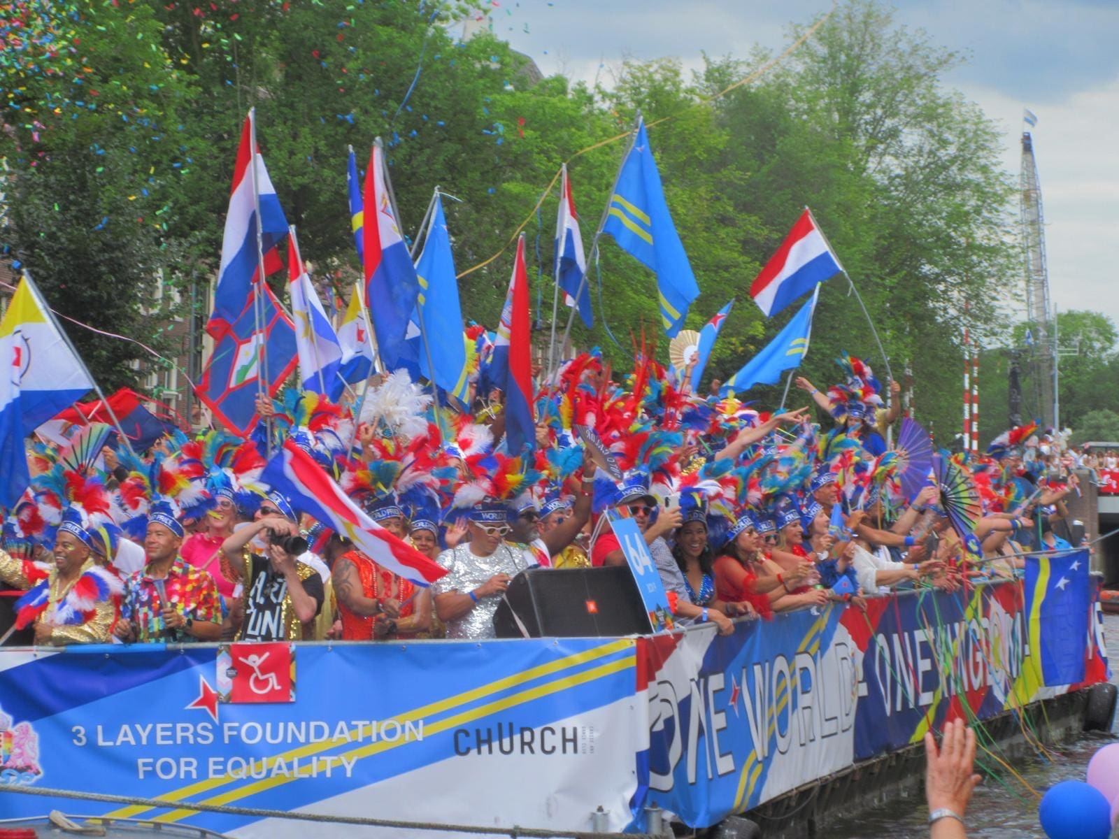 Dutch Caribbean Joins World Pride Canal Parade in Amsterdam