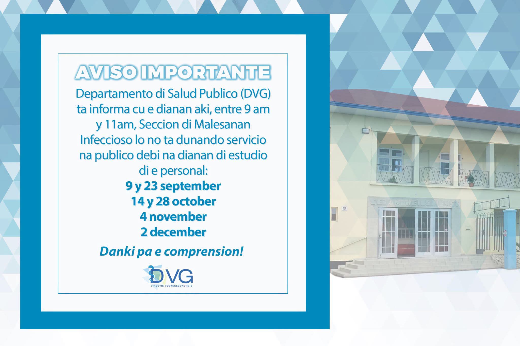 DVG's Infectious Disease Section to Close Mornings on Select Days