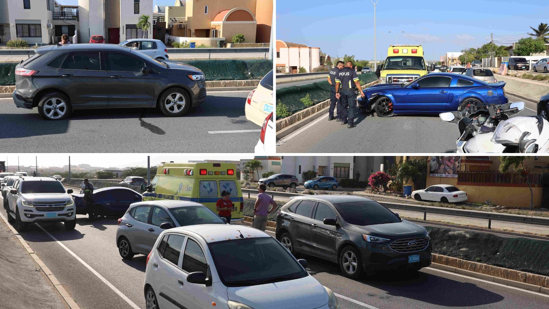 Four Vehicles Involved in Serious Crash on Watty Vos Boulevard