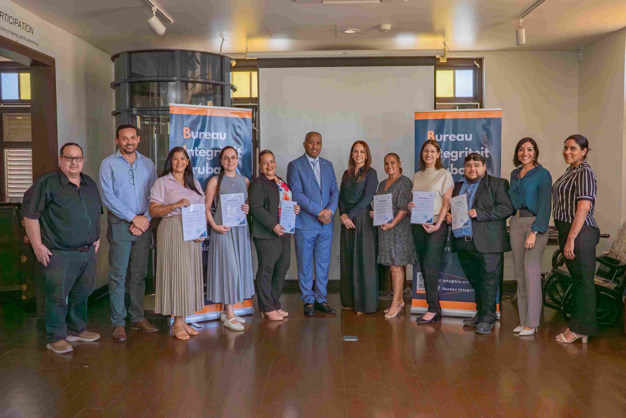 Aruba Integrity Bureau strengthens ranks with newly certified officials