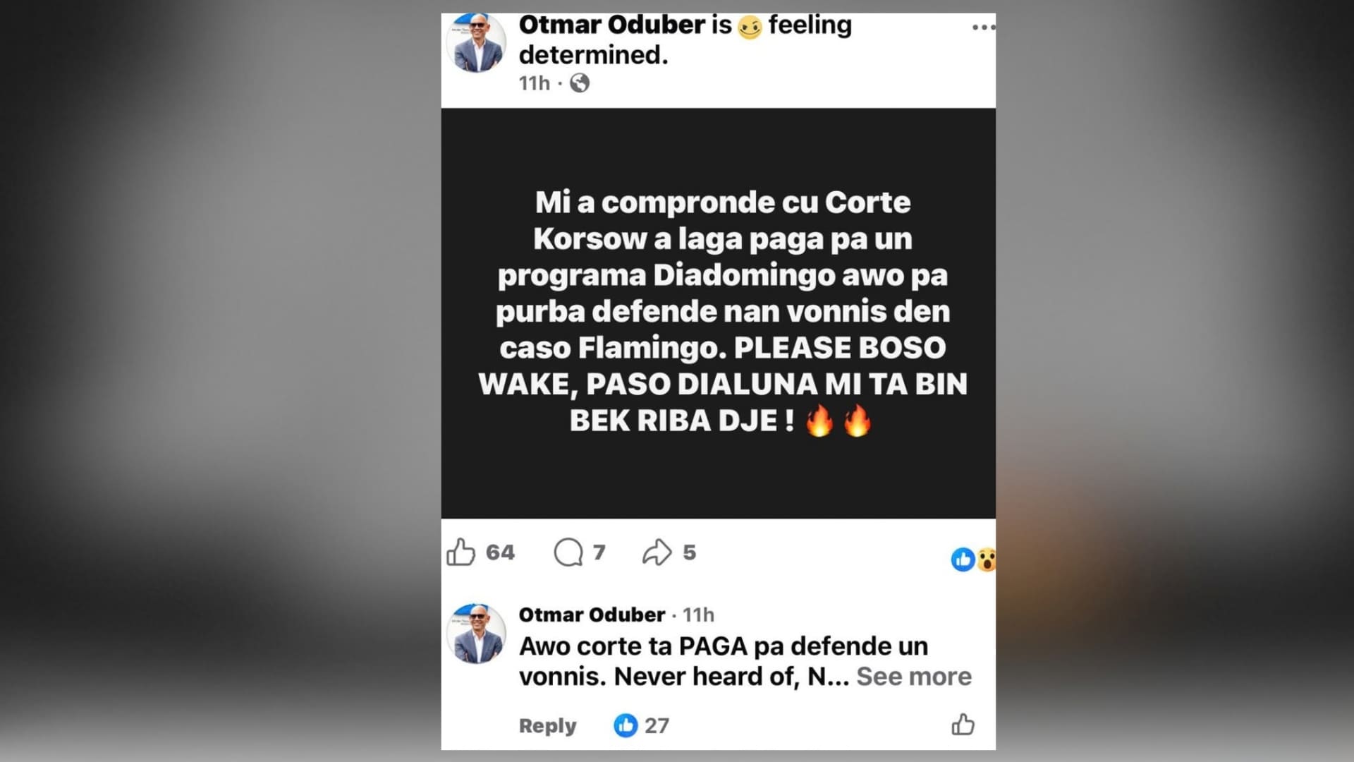 24ora Denies Otmar Oduber's Claims: 'A Major Lie