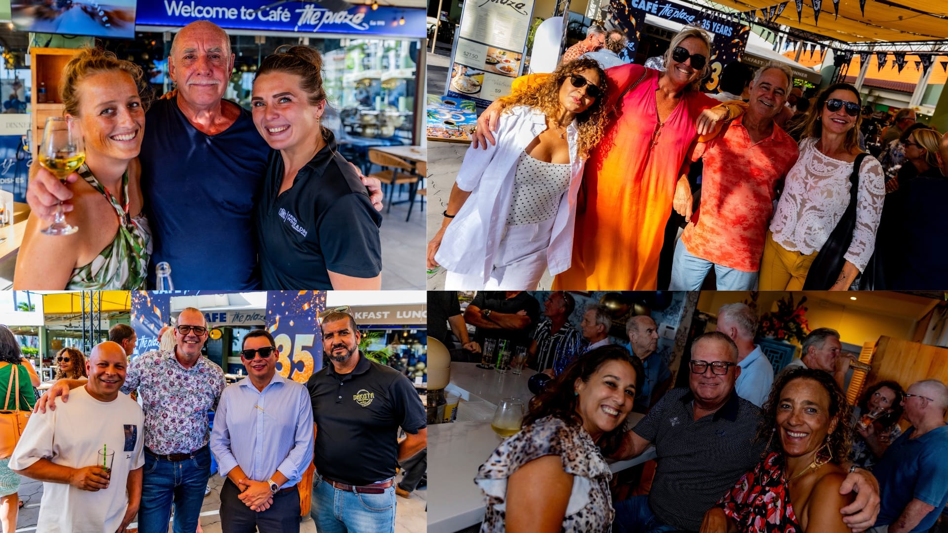 Trinticinco aña di Café THe Plaza: Mas c’un negoshi, un parti di Aruba