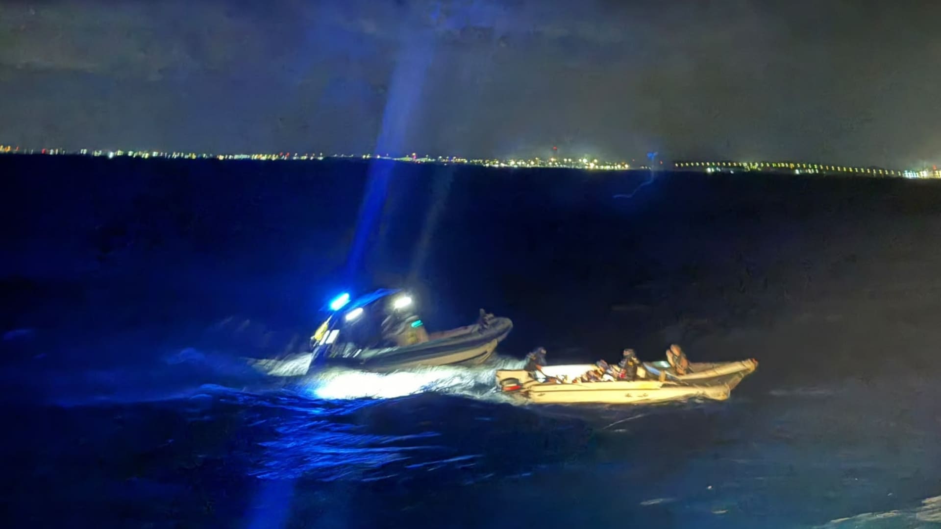 Coast Guard intercepts illegal vessel from Venezuela with 24 people aboard