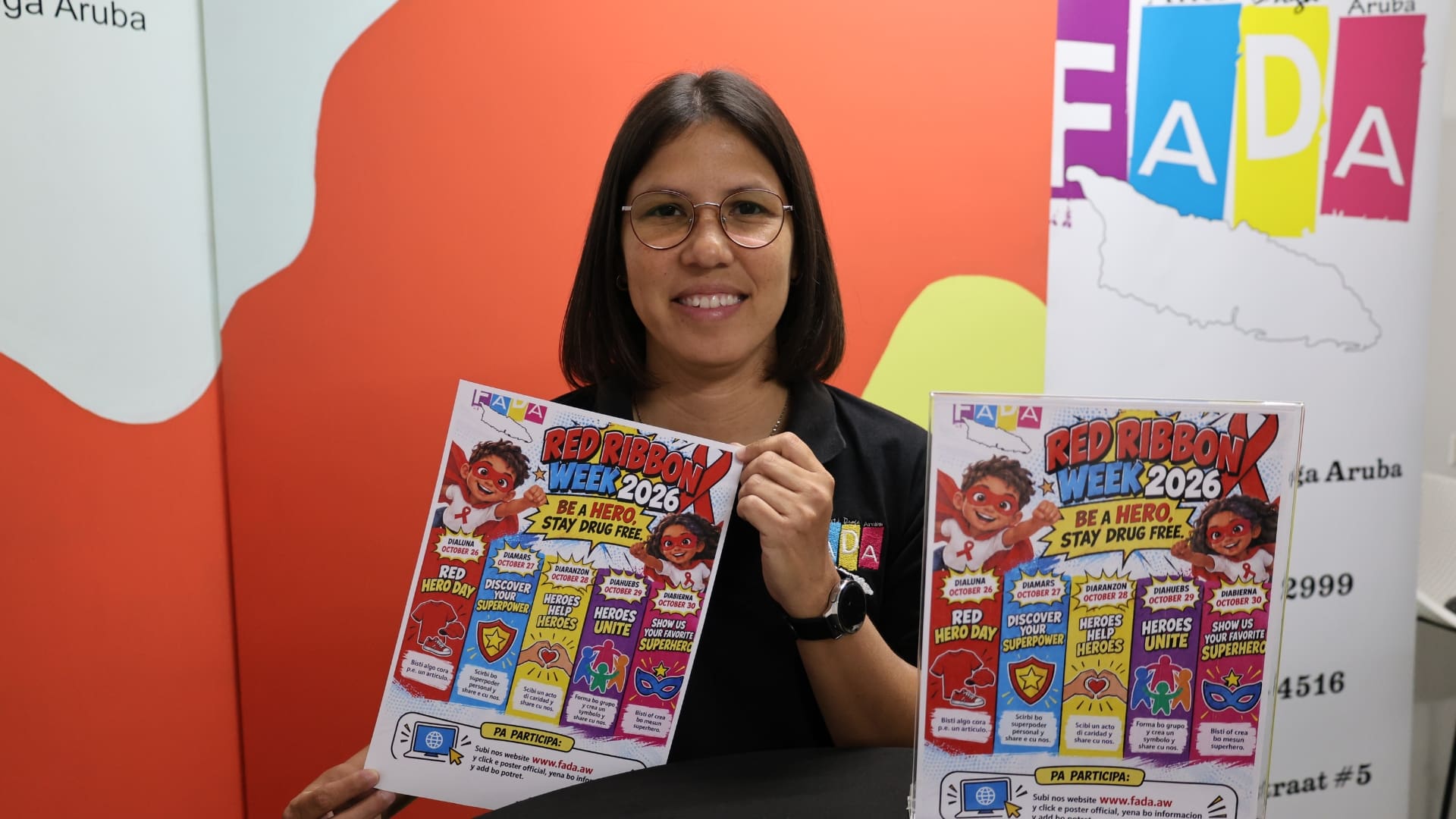 FADA ta lansa oficialmente: Siman di Bisti na Locura bao di e lema “Be a hero, stay drug free”