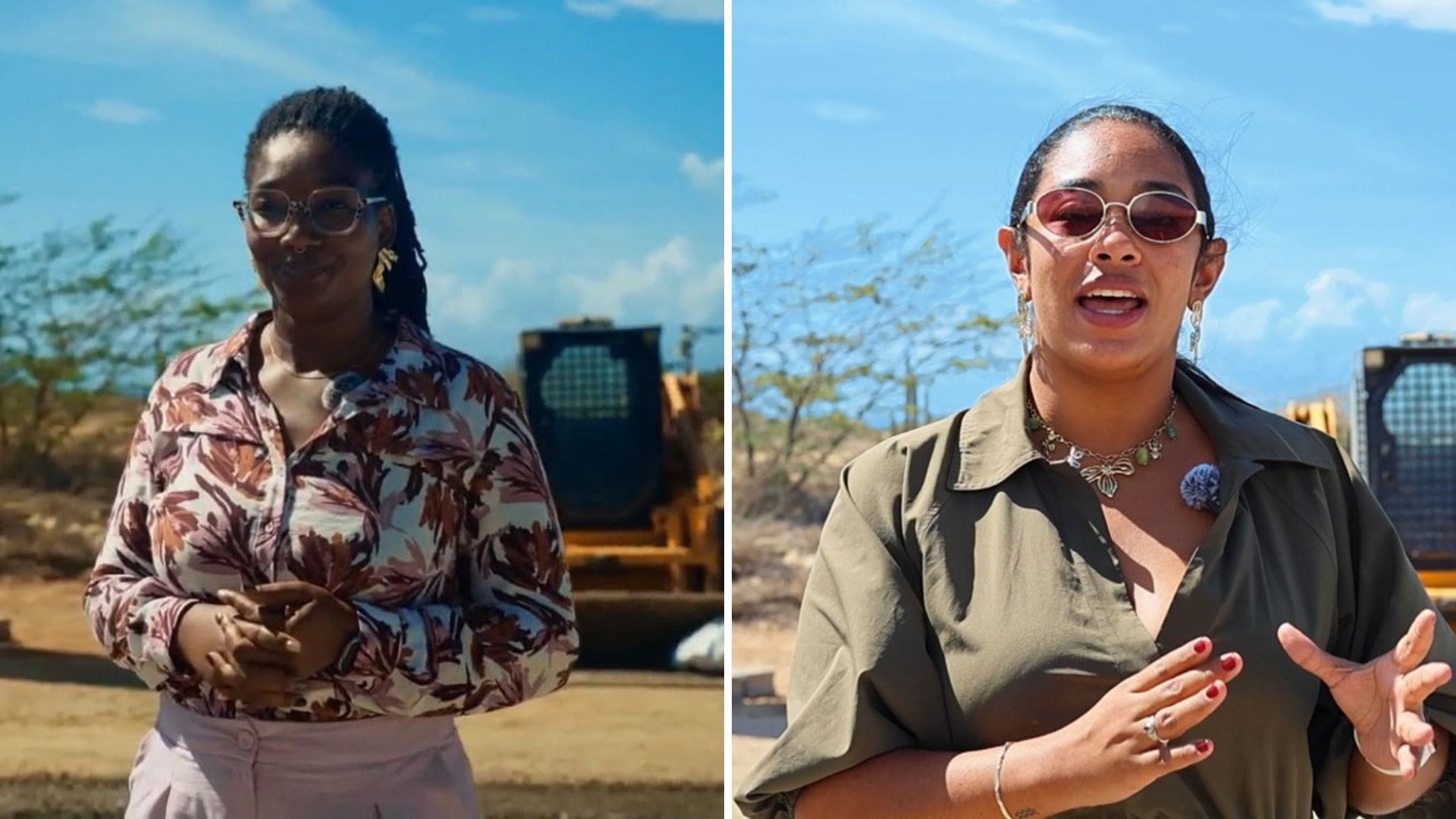 Otami Thomasia y Stephany Sevinger: “Despues di 30 aña finalmente Colony ta haya asfalt”